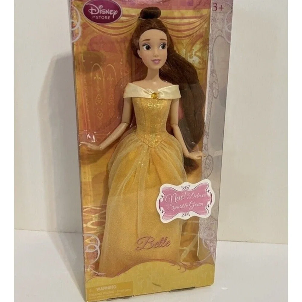 Belle Classic Doll Disney Store Beauty And The‎ Beast Retired Lot Of 4 NEW
